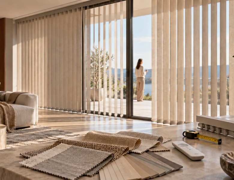 Salon elegante con vistas al lago